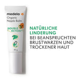Medela Bio-Brustwarzenbalsm – Beruhigend Und Pflegend Für Stillende Mütter – Hergestellt Aus Naturichen, Sicheren Inhaltsstoffen – Linderung Bei Beanspruchten Brustwarzen – Postpartum Essentials 40 G Tillbehör Mat och amning Baby Naty Shop