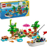 LEGO Animal Crossing Käptens Island Boat Tour, kreativ leksak för barn med 2 minifigurer från tv-spelsserien inklusive Huschke, present till flickor och pojkar från 6 år 77048 Byggset Besuche den LEGO-Store Single