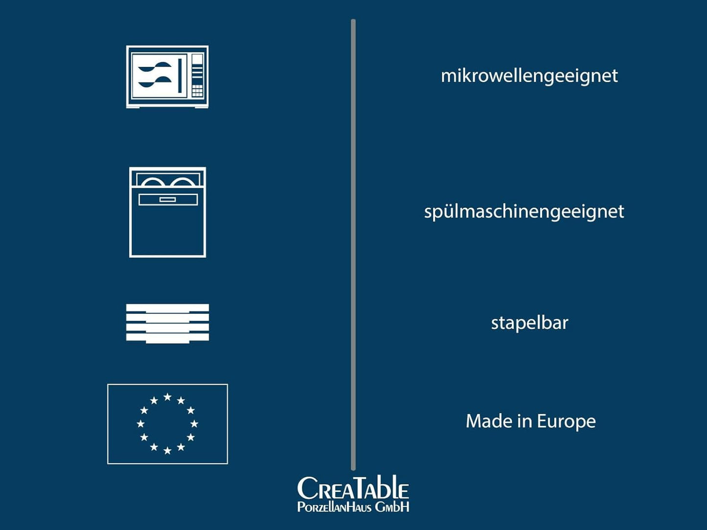 CreaTable, 16999, Flora ORCHARD-serien, 16-delat servisset för 4, kombinerad porslinsservice, diskmaskin och mikrovågssäker, tillverkad i Europa