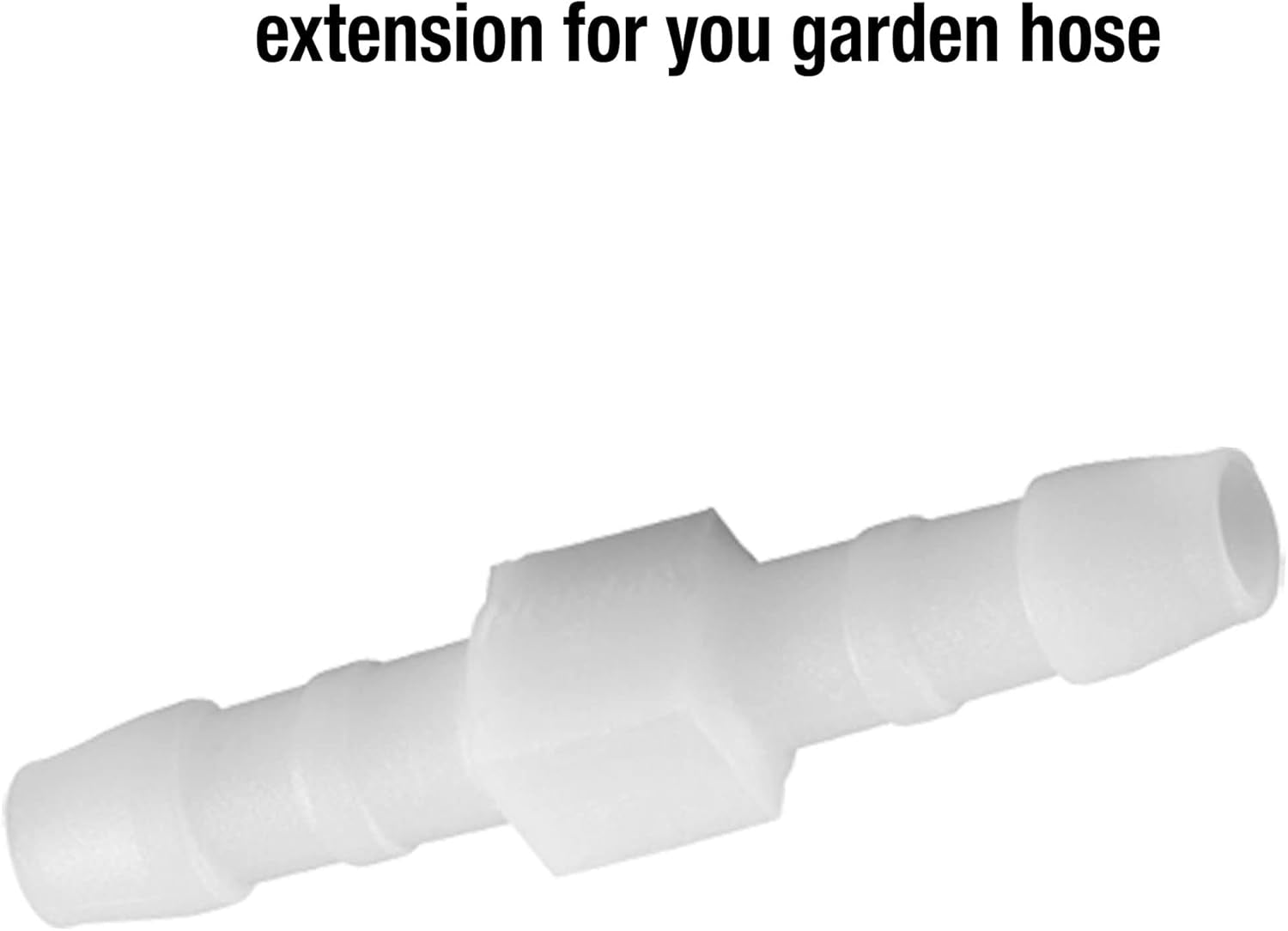 Gardena slangkoppling: plasttillbehör för reparation av slangar/förlängning av 10 mm slangar (7293-20)