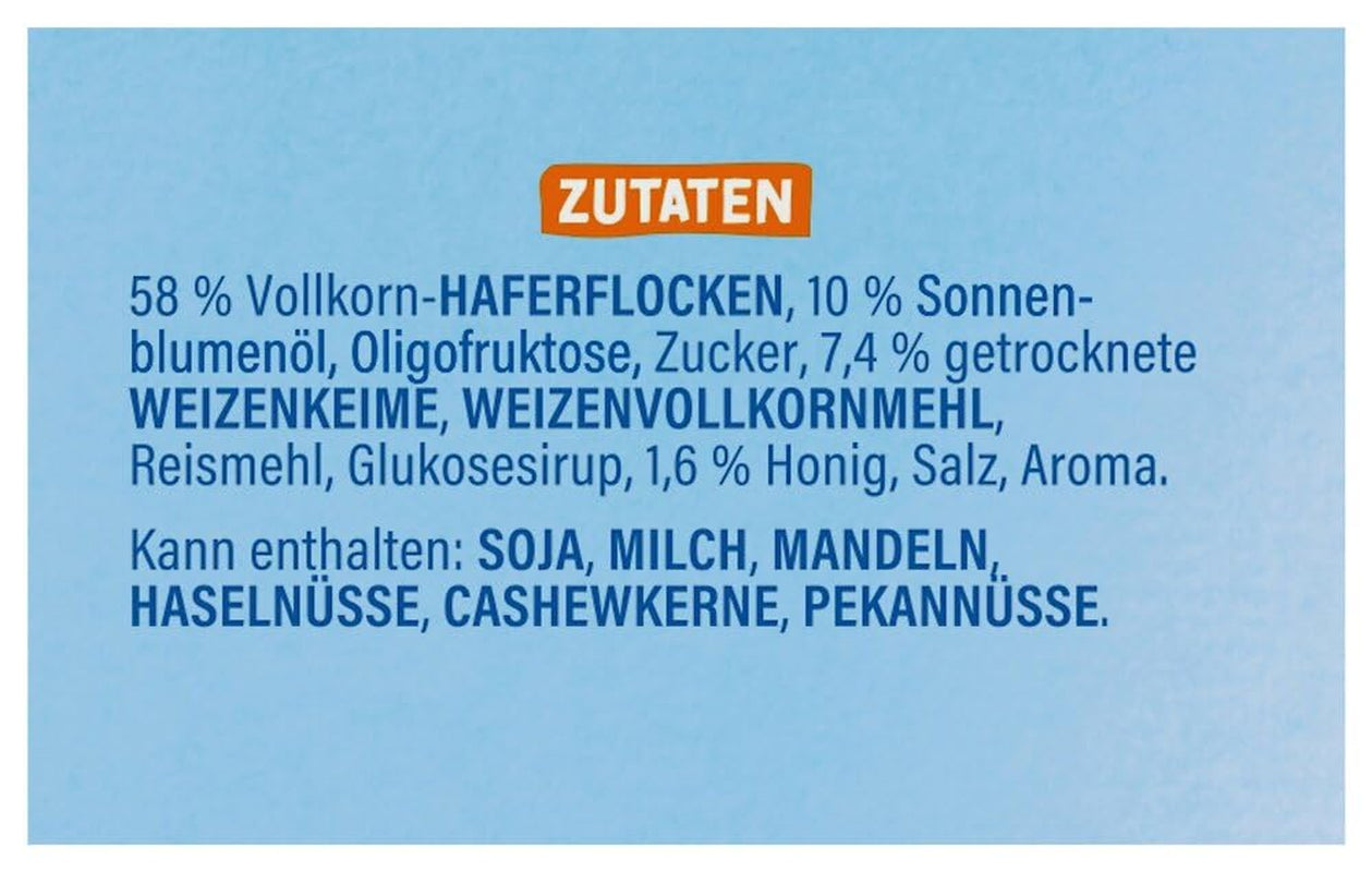 Dr. Oetker Vitalis Less Sweet Crunchy Pure: Crunchy müsli med 30 % mindre socker, 5-pack (5 x 600g)