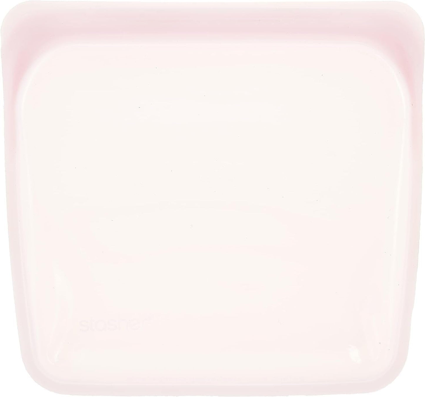 Stasher Bag Återanvändbar Premium Silikon Matpåse Smörgåspåse Klar Slitstark Ugn Diskmaskin Frys Säker Miljövänlig Lunchpåse Läcksäker 828ml Matförvaringslådor Naty Shop Rose Quartz