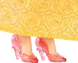 Mattel Disney Princess Leksak Ledad Belle Modedocka med gnistrande kläder och tillbehör Disney filminspirerad present till barn HLW11