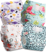 Littles och Bloomz återanvändbar blöja FLV2-0602, standard krok- och öglestängning, 6 blöjor