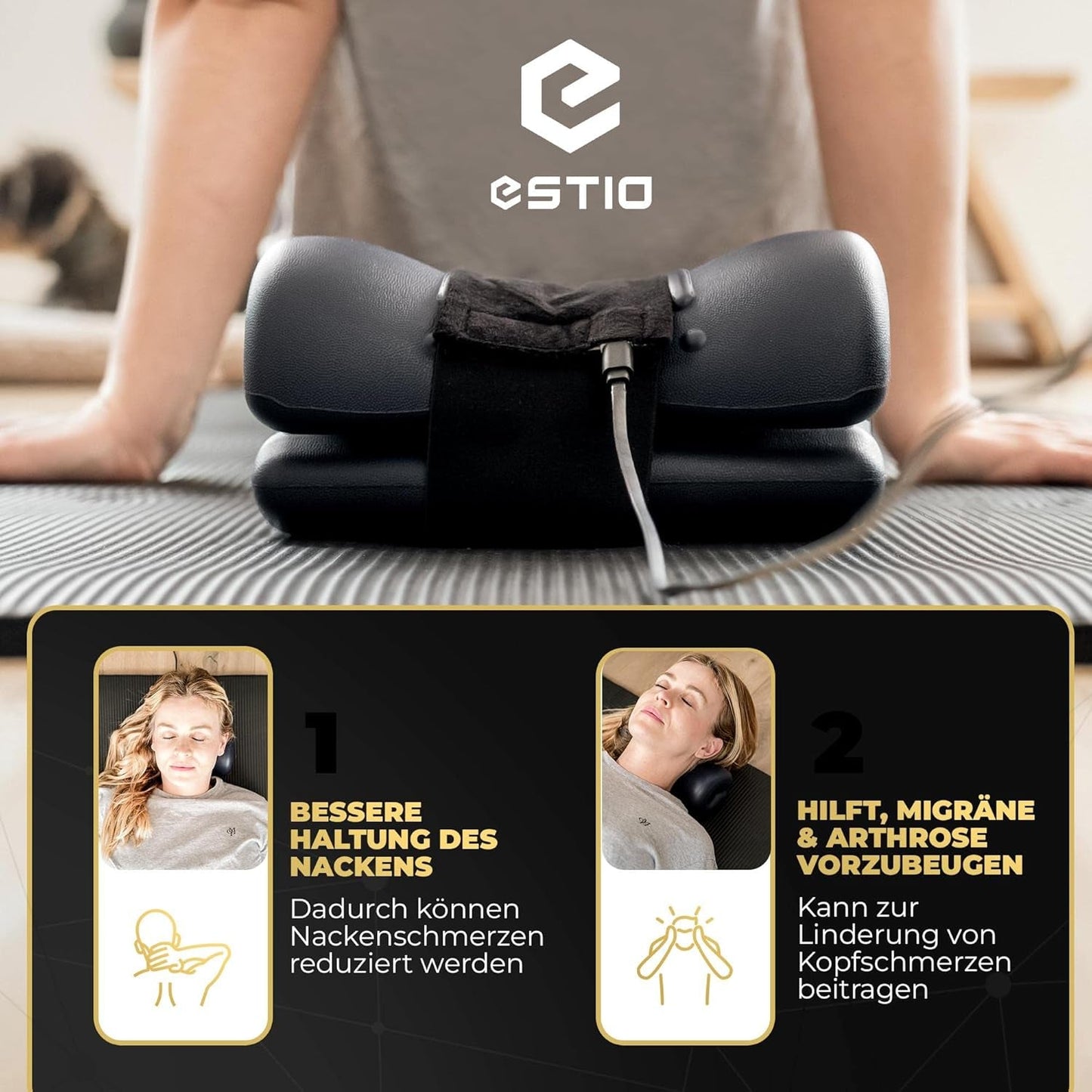 Nackbår med värme, nackbår för nacksmärta, nackbår för huvudvärk, molnig nacke för nacksträckning, ortopedi Cervikala ortopediska kuddar Naty Shop