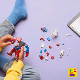 LEGO Marvel Spider-Man Mech vs. Anti-Venom - Superhjälteleksak med 2 minifigurer - Actionfigur med rörliga armar, ben och fingrar - Present till pojkar och flickor i åldern 6+ 76308 Besuche den LEGO-Store byggset