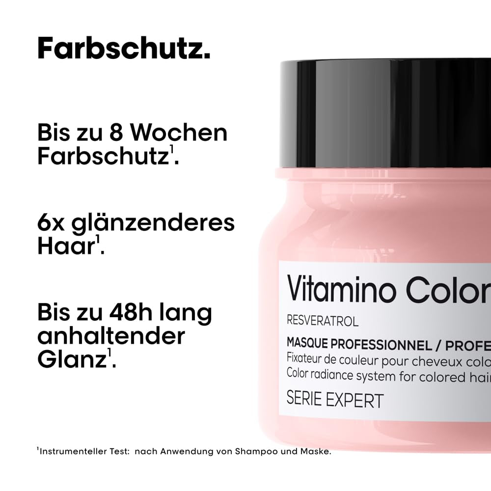 L'Oréal Professionnel Serie Expert Vitamino Color Mask Resestorlek Naty Shop hårmask