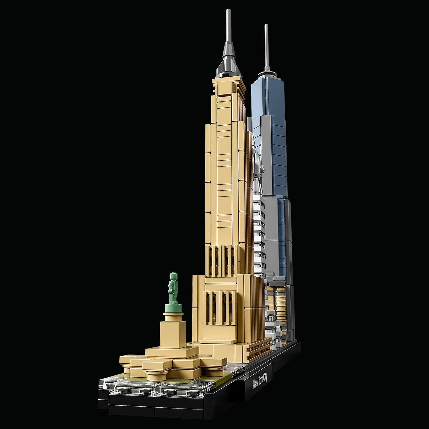 LEGO Architecture New York City Set, Skyline Model Kit med World Trade Center och Frihetsgudinnan, hantverk för vuxna, hem- och kontorsdekorationer, presenter för kvinnor och män 21028 Byggset Besuche den LEGO-Store