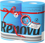 Renova toalettpapper, grönt, 4 rullar