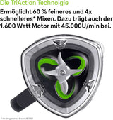 Braun Hochleistungsmixer Powerblend 9 JB9040 – Standmixer Mit Glas-Mixkrug, 18 Mixprogram, 10 Geschwindigkeiten + Pulsefunktion, Heiße Suppen Funktion, Reinigungsprogramm, Stampfer, 1600 W, Schwarz Kitchen Naty Shop