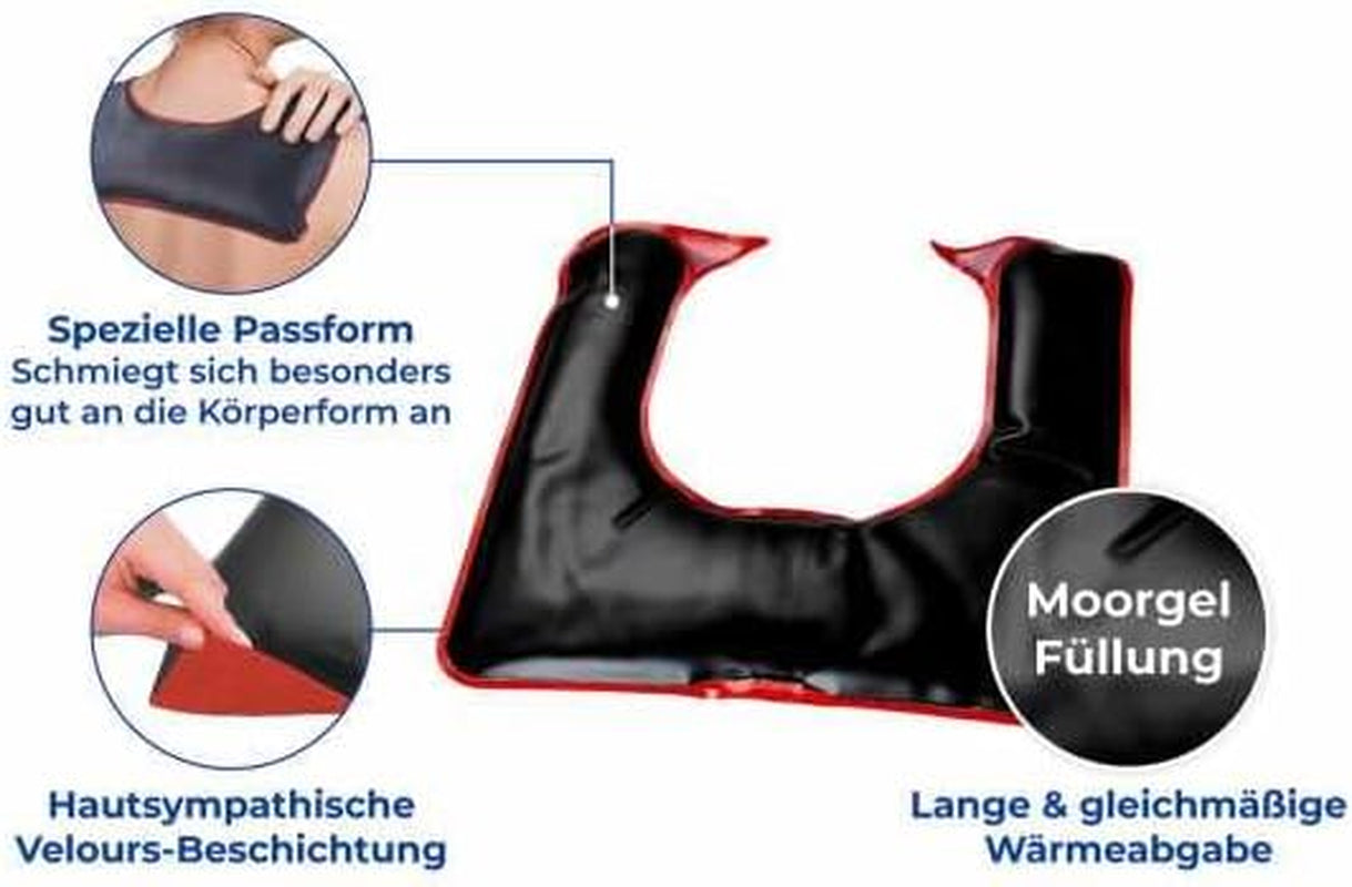 Maximex Moor Nackkudde Mikrovågsugn Lugnande värme mot spänning Specialpassningsmått (L X H X D): 30,5 X 1 X 29 Cm Ortopediska livmoderhalskuddar Naty Shop