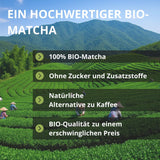 | Matcha ekologiskt pulver 100 g | Grönt te Matcha Powder Ceremoniell Grade | 100 % naturlig och premiumkvalitet | Avgiftande te | Kompatibel med Matcha set, skaft, skål och glas.