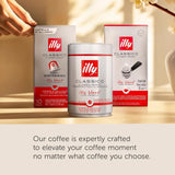 illy, Kaffee E.S.E. Pads Einzeldosis CLASSICO, 100% Arabica med Noten von Orangenblüten och Jasmin, Sanfter Gesmack och Süßer Nachgeschmack, 1 Packung mit 18 compostierbaren kapselsn