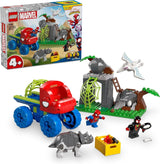 LEGO Marvel Spideys team på ett räddningsuppdrag i Dino Truck Byggbar Superhjälte Billeksak Äventyrsset för barn 4+ Spidey och hans supervänner 11199 Byggset Besuche den LEGO-Store Standardtitel