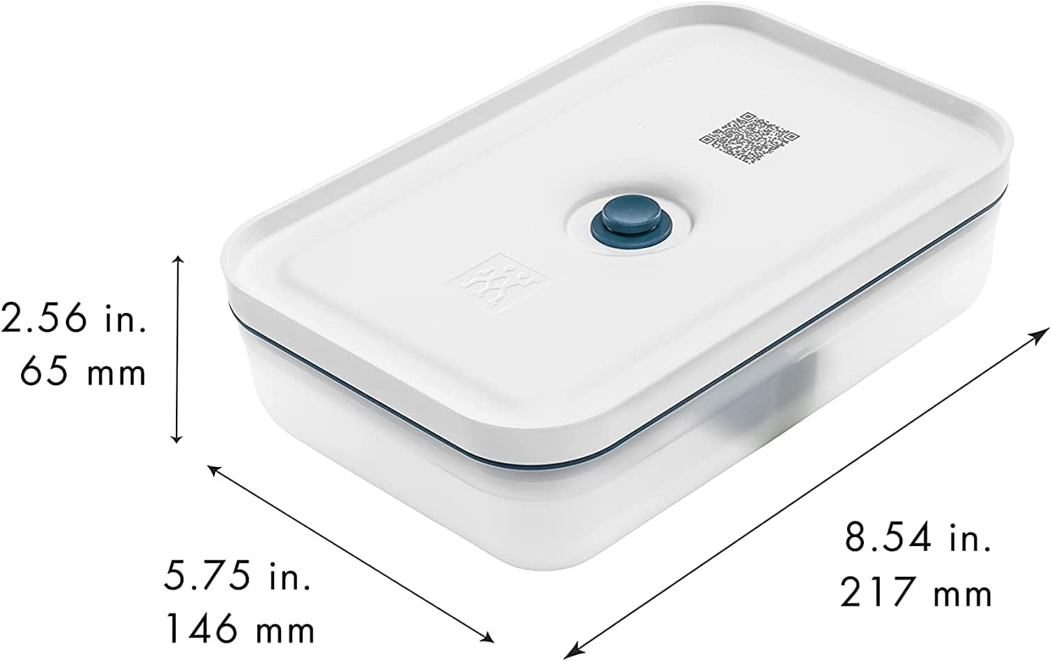 Zwilling Fresh & Save vakuum matlåda / kylförvaring, 3 st, plast, halvtransparent, La Mer Matförvaringslådor Naty Shop