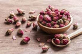 500g premium ätbara rosenknoppar - torkad Atlas rosenbladsinfusion - söt och blommig smak och arom - 100% naturlig, ren och utan tillsatser | Tazarin Ltd