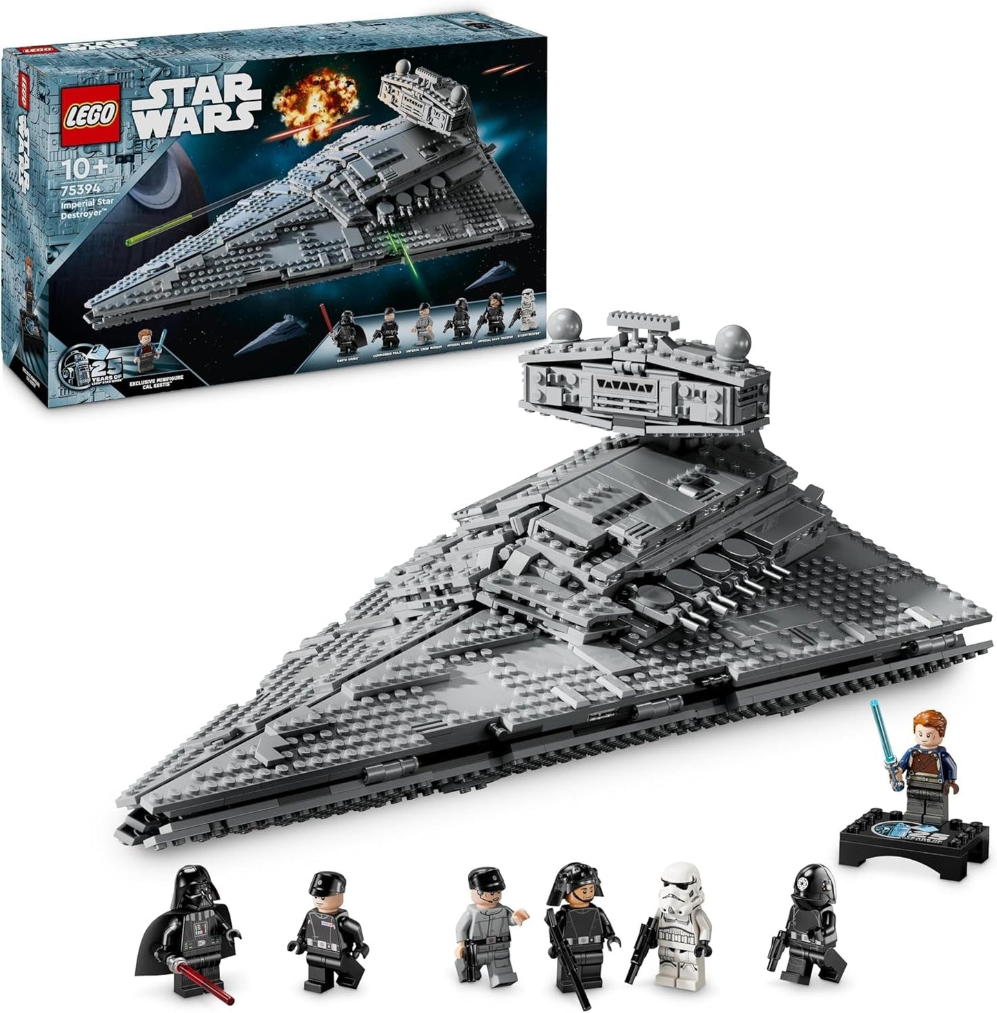 LEGO Star Wars Imperial Star Destroyer, Starship Set, Building Toy, Darth Vader och Cal Kestis Lekset, Födelsedagspresent för pojkar, flickor och fans 75394 Byggset Besuche den LEGO-Store Standardtitel