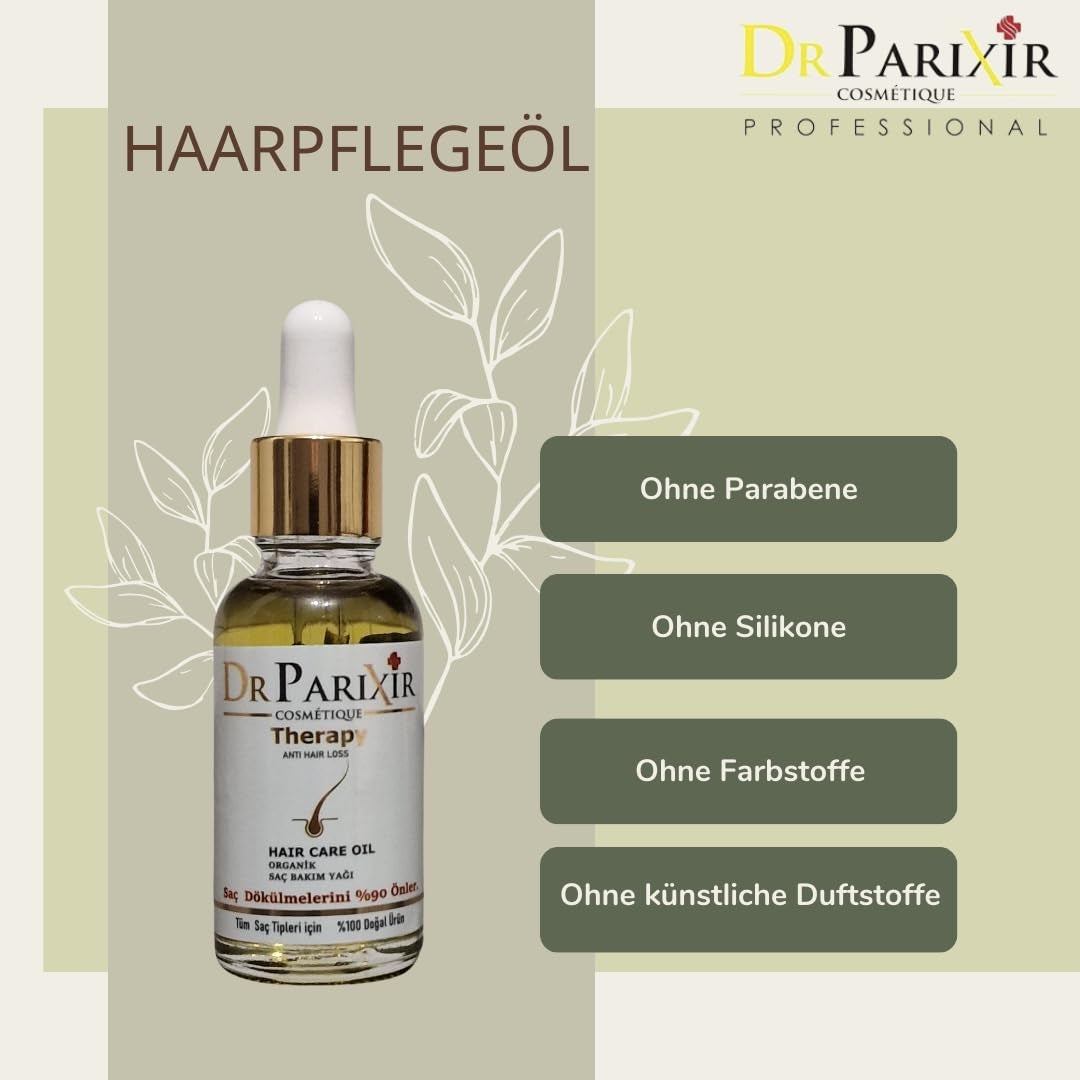 Dr Parixir Anti-Hair Loss Serum - Effektiv lösning med olivolja och rosmarin, 30ml | Minskar håravfall och stärker hårrötterna Naty Shop Hair Care