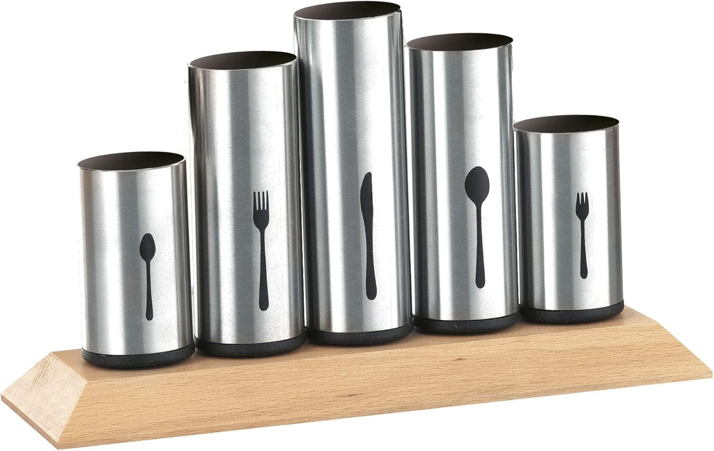 Bestickhållare i rostfritt stål, 1 pack, silver Naty Shop Kitchen A 1 st