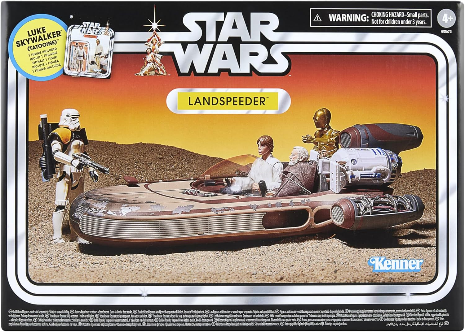 Star Wars Vintage Collection Landspeeder & Luke Skywalker, Star Wars: A New Hope Actionfigur & Vehicle, 9,5 cm actionfigurer Naty Shop Standardtitel