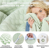 BARN Justerbar kilkudde, läskudde av högdensitetsskum för säng och soffa, ergonomisk säng med kilhuvud för sömnrefluxapné, benkudde/ryggkudde för lek och läsning (grön)