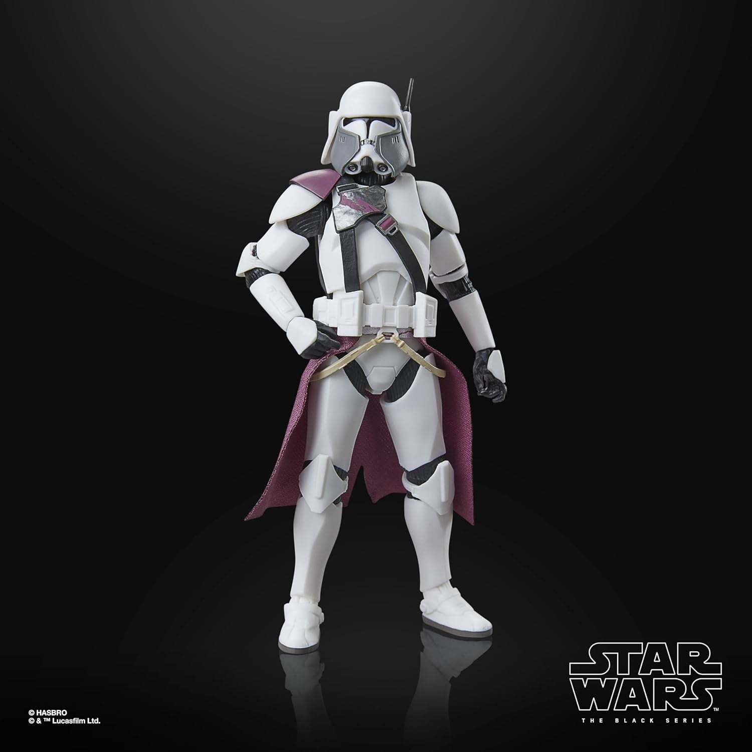 Star Wars Black Series Clone Commander Bacara, Star Wars: Ahsoka Premium Samlarfigur (15 cm) Actionfigurer Naty Shop