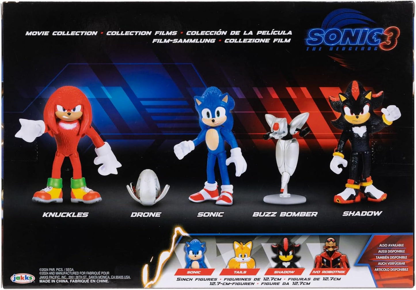 Sonic 3 Film 6 Cm Actionfigurer Multipack Actionfigurer Naty Shop