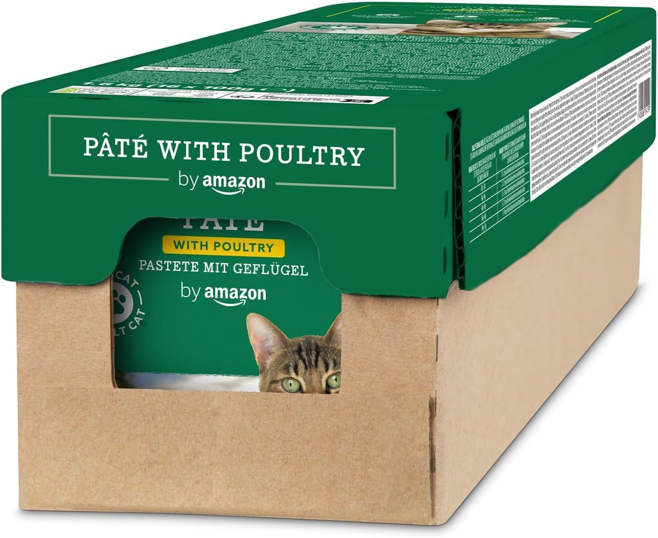 Livslångt av Amazon Katzenfutter, nass, Pastete mit Geflügel, 100 g, 16 Stück