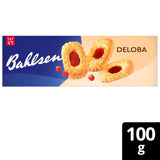 Bahlsen Deloba - 1 förpackning - Smördeg av svarta vinbär och körsbär (1 x 100 g)