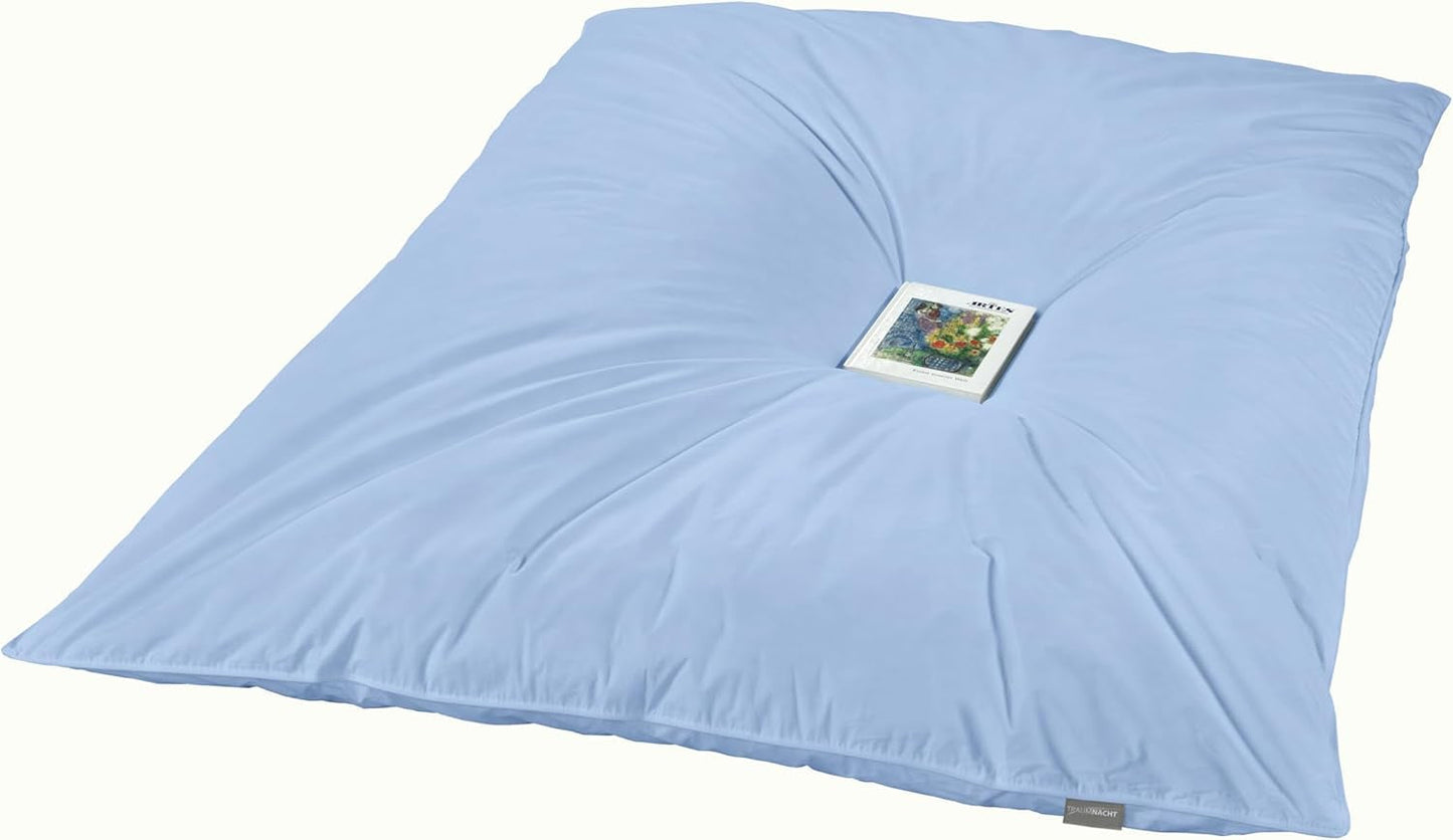 Traumnacht retro bubbeltäcke med 100 % ankfjäderfyllning, 135 X 200 cm, nedåtgående, producerat enligt den tyska kvalitetsstandarden Täcken och täcken Naty Shop Standardtitel