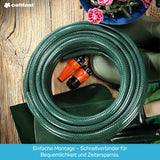 CELLFAST sprinklerset, trädgårdssprinkler, grässpridare för blommor och växter, snabbkoppling, ekonomiskt