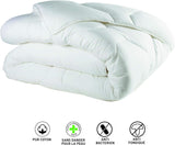 Blanrève Cthalvd011420 Påslakan Hollofil Allerban varm bomull vit 140 X 200 cm Täcken och täcken Naty Shop