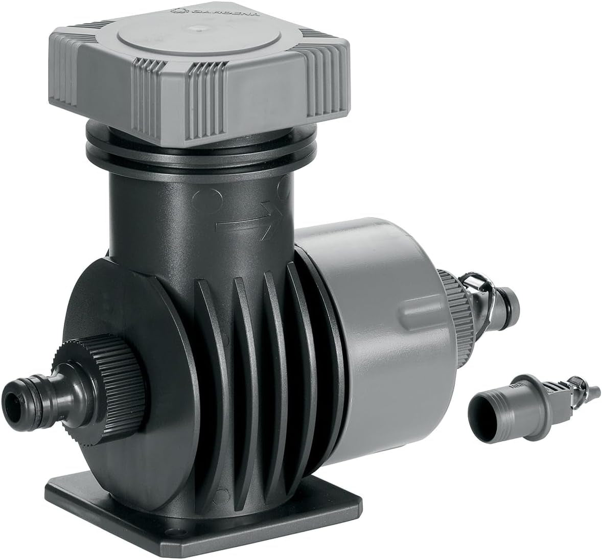 Bevattningssystem Gardena Micro-Drip Basic Unit 2000: Basenhet för tryckreduktion, vattenflöde ca. 2 000 l/h, snabb och enkel anslutningsteknik (1354-20)