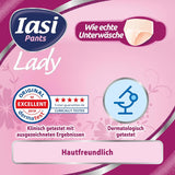 LADY Pants 48 Disponibel urininkontinensbyxor Absorbens Plus Size S för kvinnor 48 st