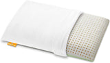 Ortopedisk nackstödskudde - Ekologisk Aloe - Aloe Vera Viskoelastisk kudde 14 cm Höjd 100 % bomullsöverdrag Visco-kudde - Memory Foam-kudde - Tillverkad i Italien Naty Shop Standardkuddar
