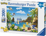 Ravensburger Pussel för barn - 12840 Fånga dem alla! - Pokémon-pussel för barn från 8 år, med 200 bitar i XXL Puzzle Naty Shop-format