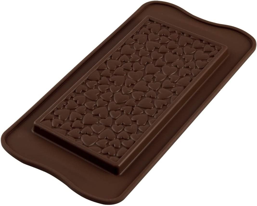 Silikonform Silikomart Love Tabletter 15,5 x 7,7 x H 0,9 cm, 85 ml, 1 hålrum (SCG38) Kitchen Naty Shop