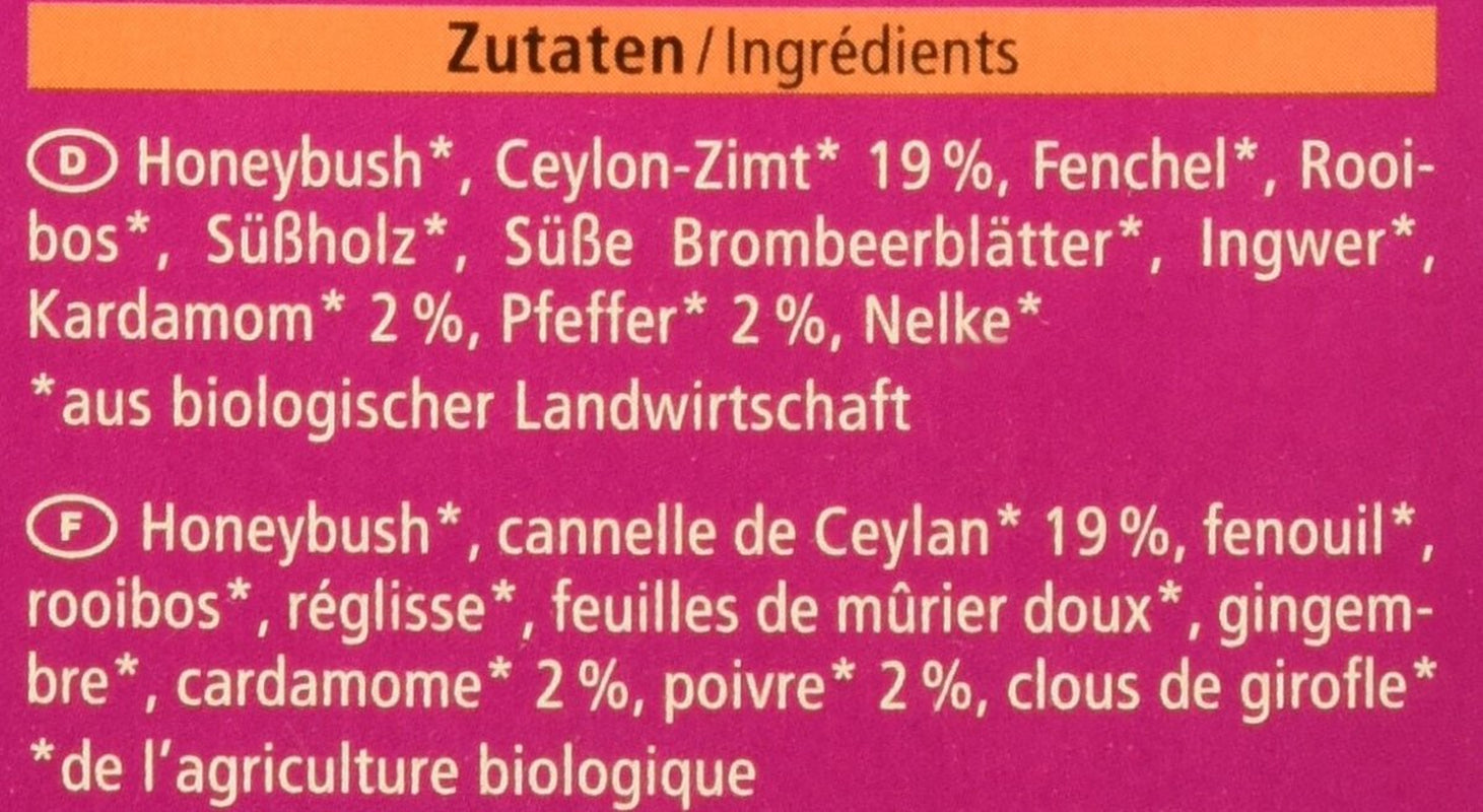 Sweet Chai ekologiskt te, 20 tepåsar, 40 g (förpackning med 3)