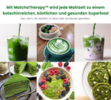 Matchaterapi 30+ | Ekologiskt Matcha-tepulver | 60 g | Med ett verifierat innehåll på minst 30 mg/g katekin EGCG | Stödjer immunförsvaret och energinivåer | Ceremoniell kvalitet | Grönt te från Japan