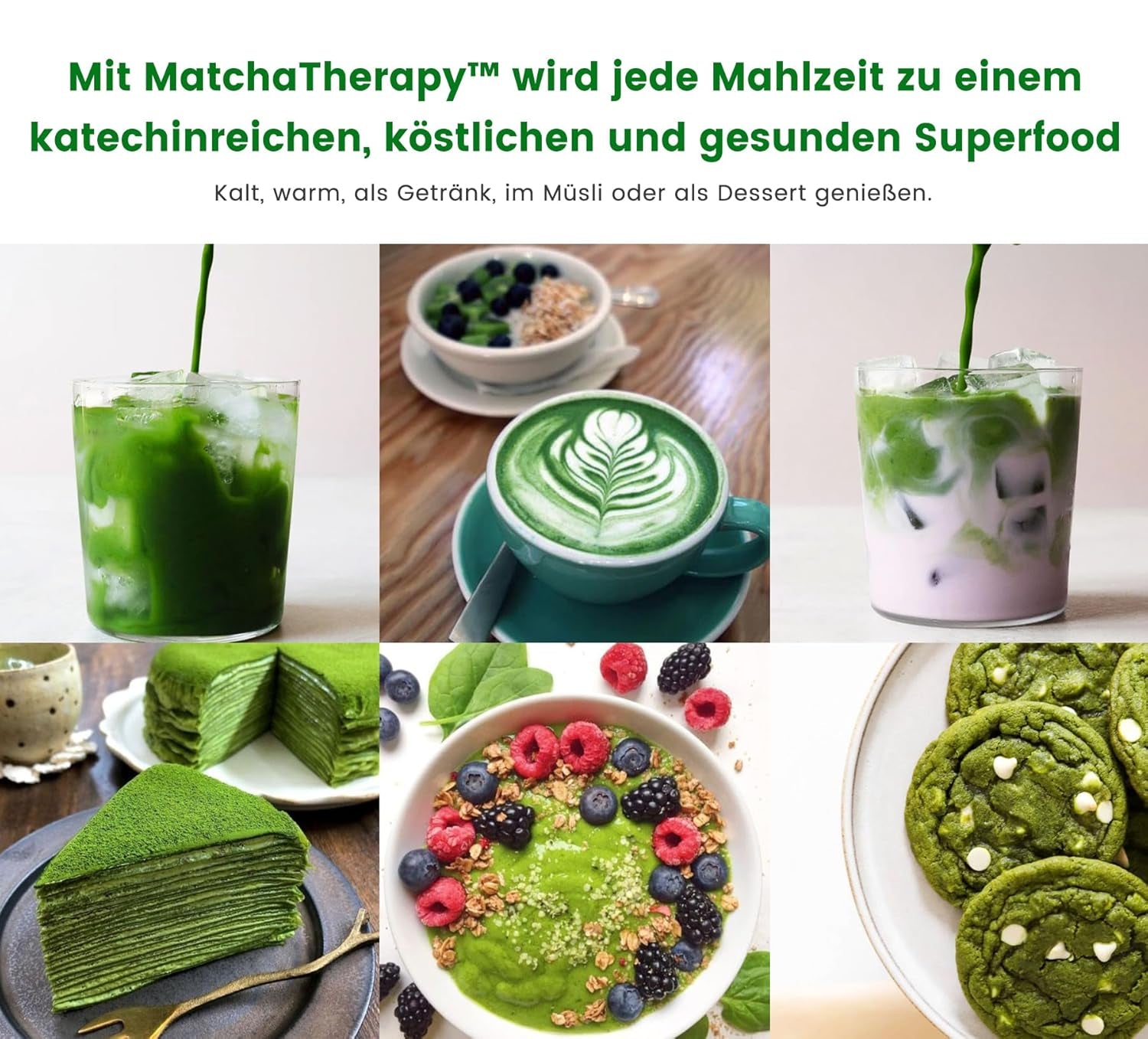 Matchaterapi 30+ | Ekologiskt Matcha-tepulver | 60 g | Med ett verifierat innehåll på minst 30 mg/g katekin EGCG | Stödjer immunförsvaret och energinivåer | Ceremoniell kvalitet | Grönt te från Japan