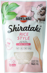Shirataki-stil Miyata-ris gjort av konjacmjöl, 1 paket (1 x 270g)