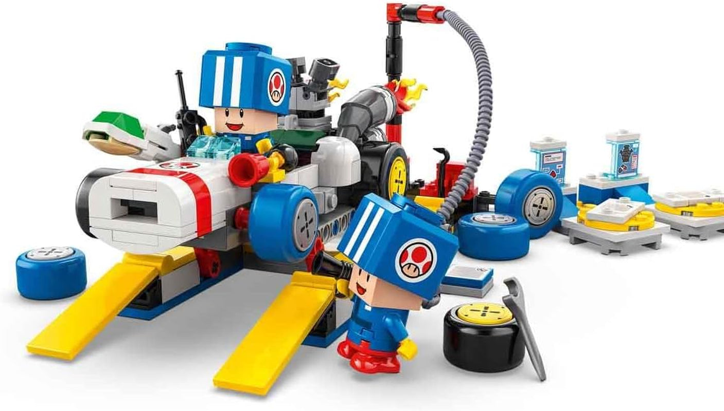 LEGO Super Mario: Mario Kart - Toad's Workshop, Nintendo-karaktär, anpassningsbar leksak, äventyrsset, present till pojkar, flickor och spelare från 8 år 72035 Byggset Besuche den LEGO-Store