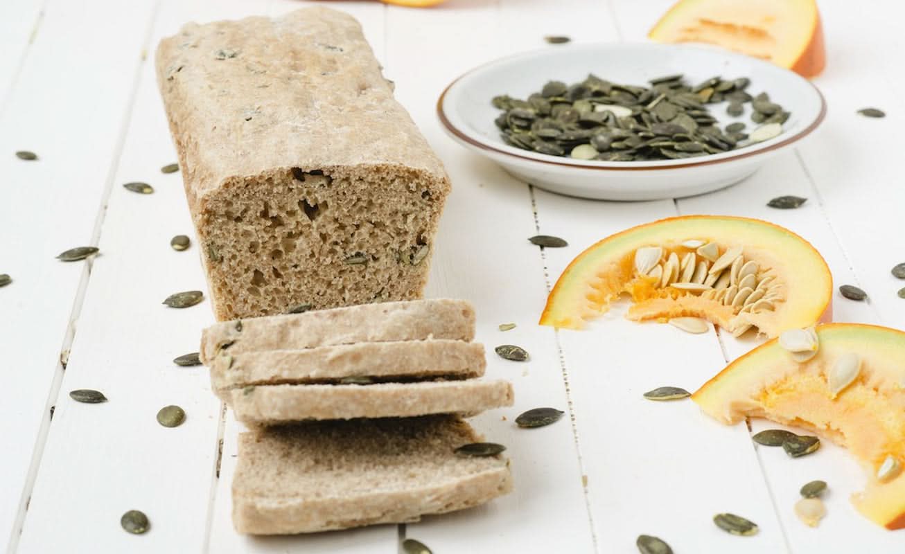Ekologisk "pumpaspelt" brödbakmix - ca. 850 gram Naty Shop Köksbröd