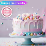 Ätbart glitter - 6G matfärgningspulver för choklad, jordgubbar, muffins, kakor, fondant (guld)