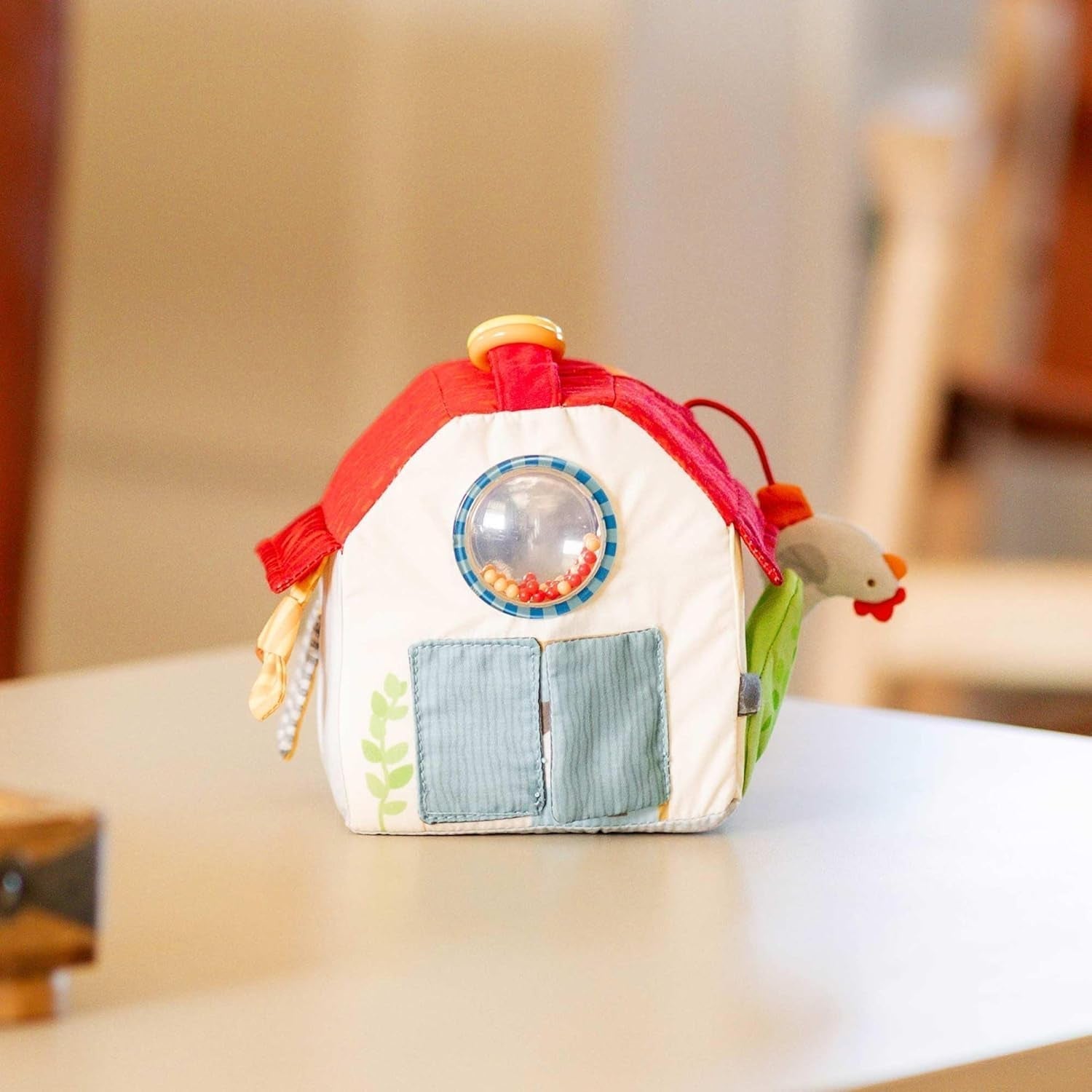 HABA 306383 - Lekkubgård, multifunktionell leksak från 6 månader Babyleksaker Naty Shop