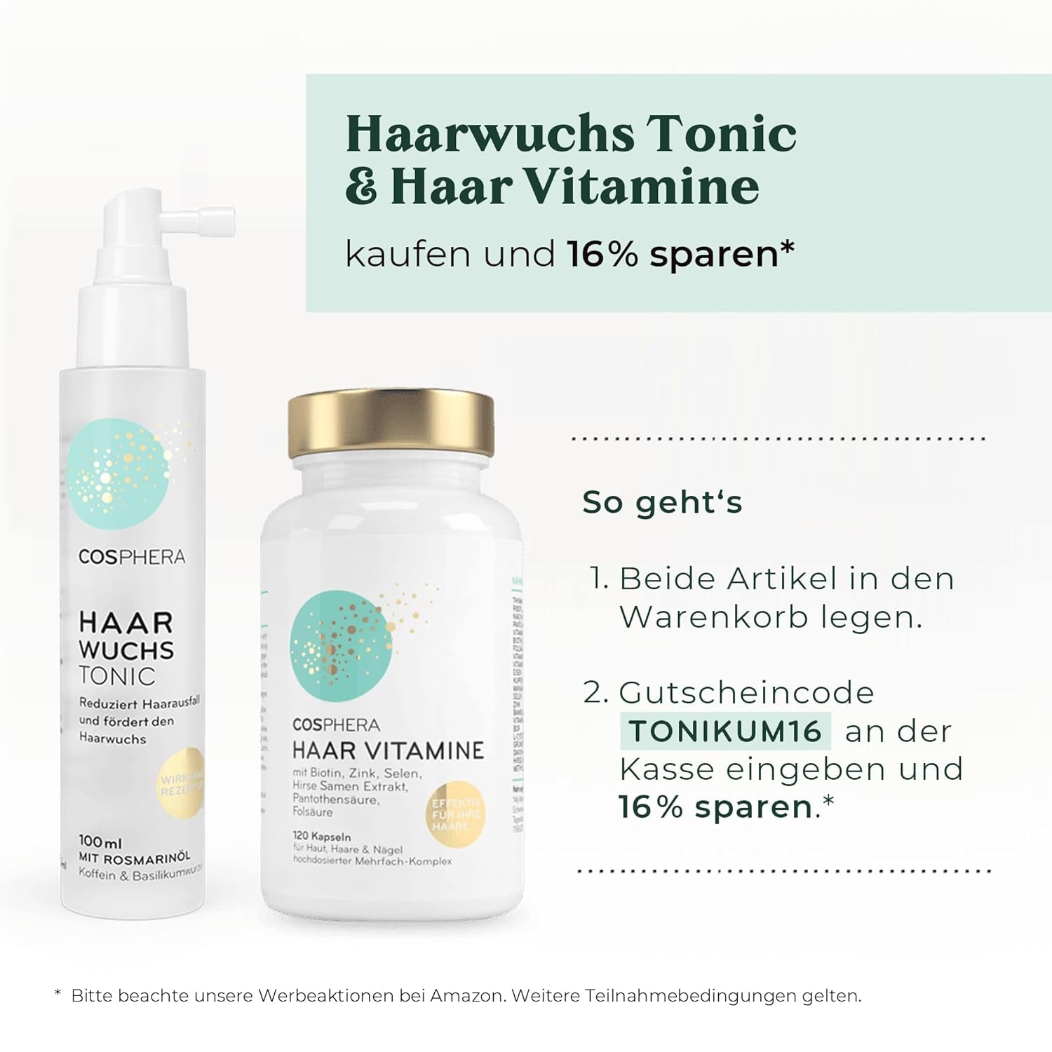 Rosemary Oil Hair Tonic Spray 100ml - Rosemary Oil Spray accelererar naturligt hårväxten - Hårväxtmedel för kvinnor och män - Håravfallsserum - Rosemary Hair Oil från Cosphera Hair Care Naty Shop