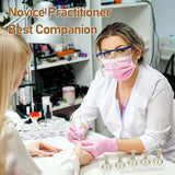 Nail Design Set - Premium träningshand för gelnaglar, nageltillbehör och konstgjorda naglar - mångsidigt DIY Gel Nail Set och Nail Art Accessories