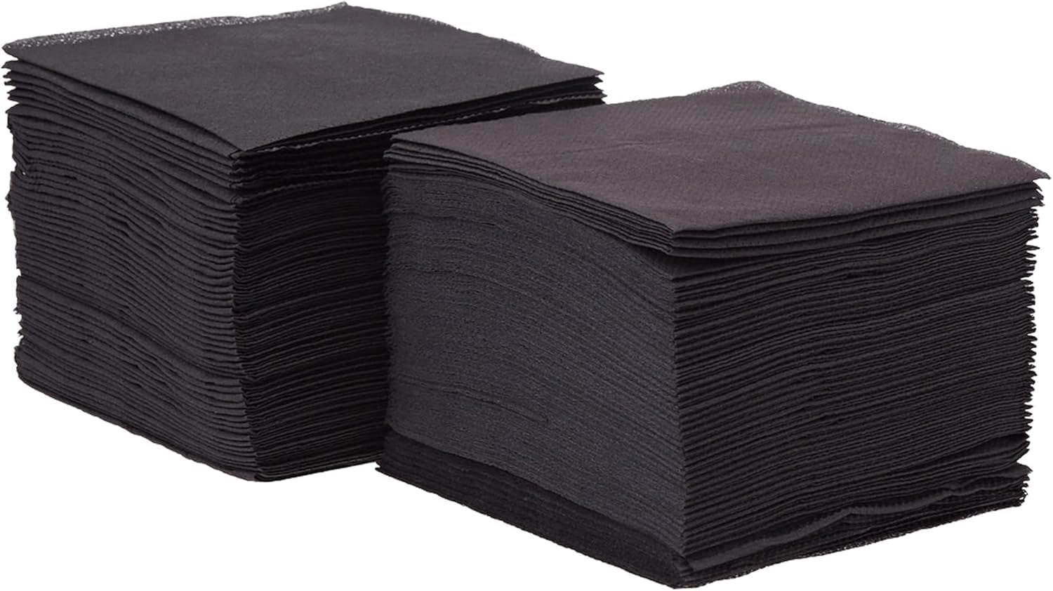 Saten Ser22104961 Cocktail, servetter 20 X 20, 2 lager, 1/4-faldig, 100 servetter, Punta-Punta, svart