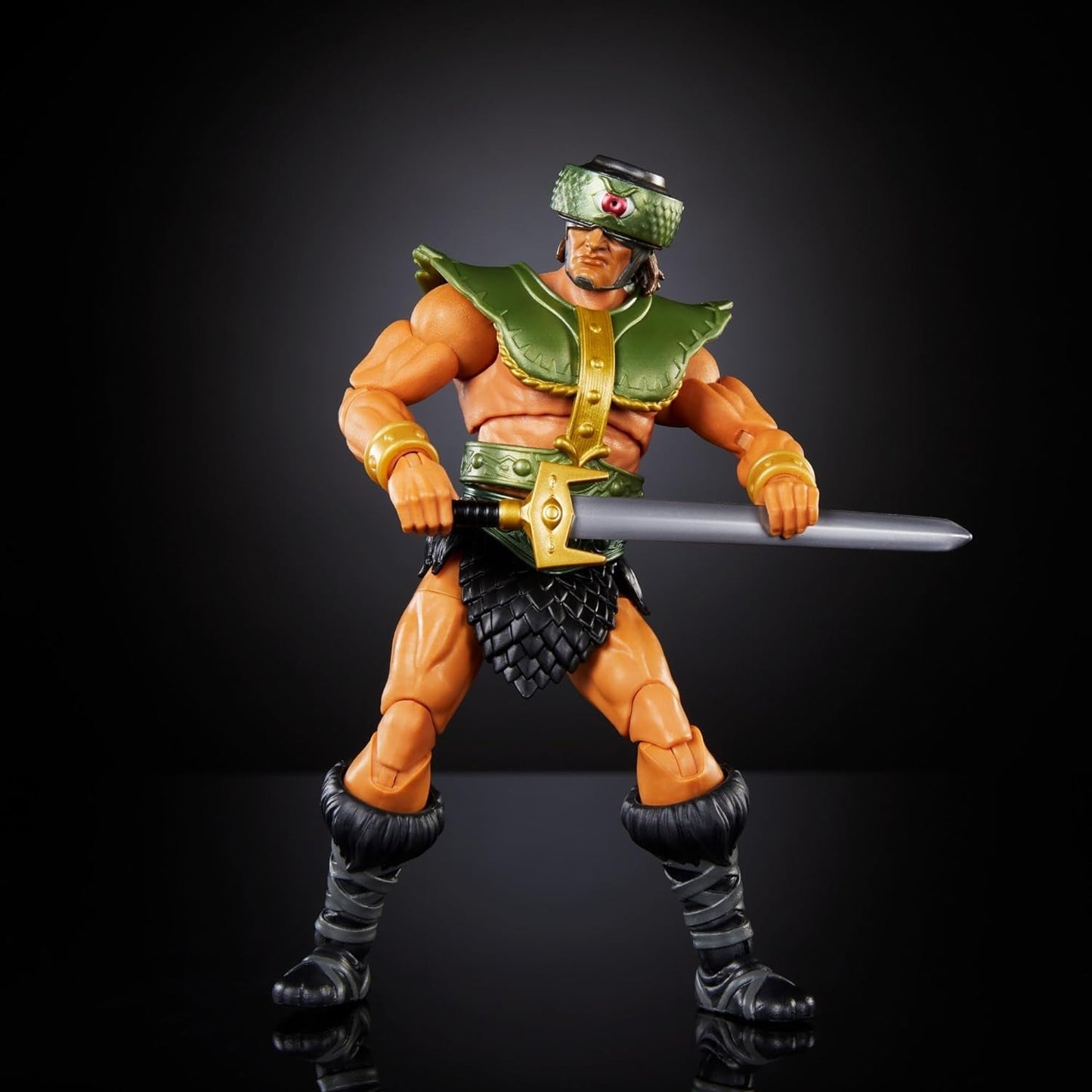 Universums mästare Masterverse Nya Eternia Tri-Klops Actionfigur Deluxe samlarfigur med 30 rörelsepunkter och tillbehör Motu Toy HYC52 Actionfigurer Naty Shop