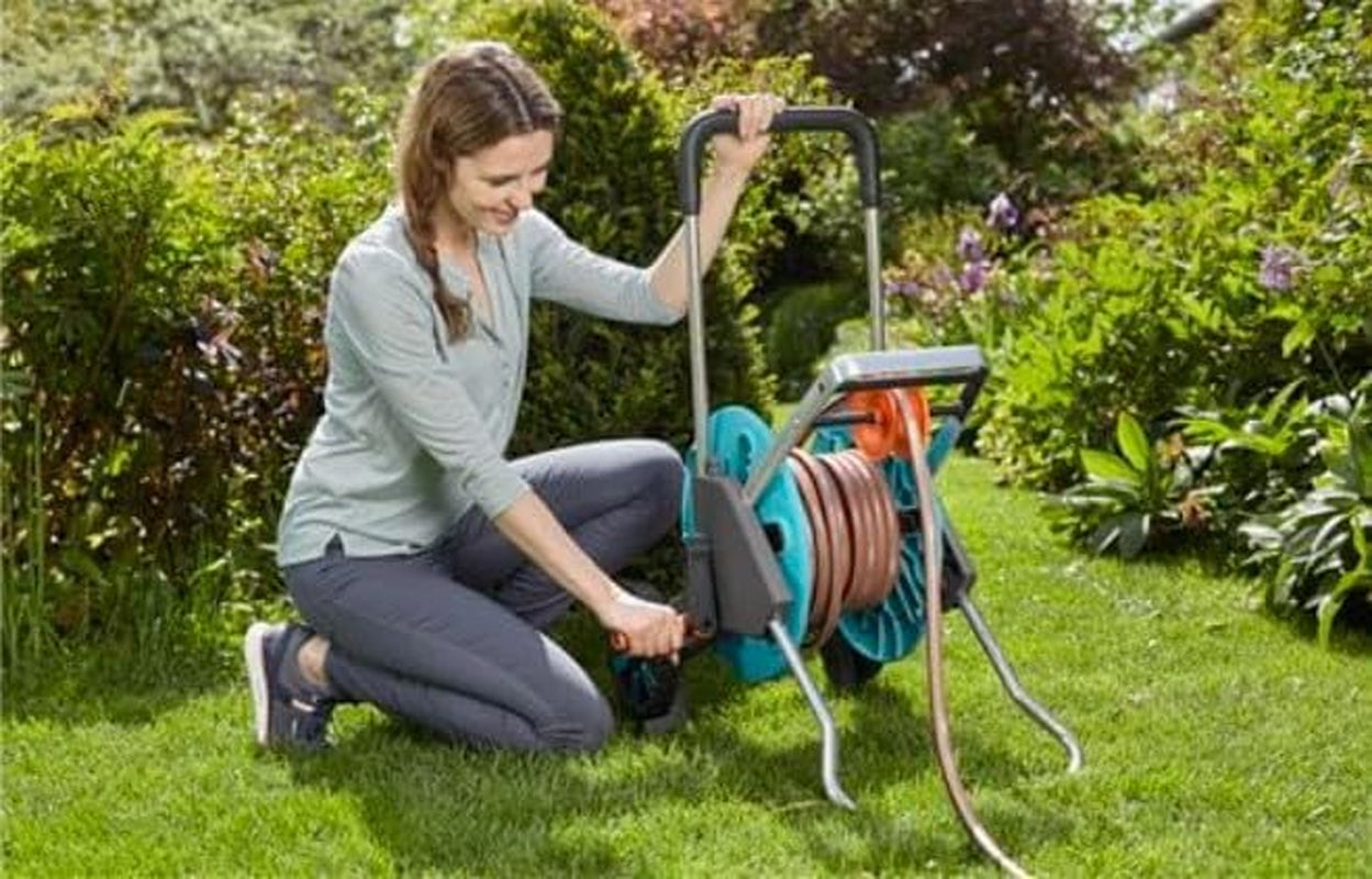 GARDENA CleverRoll S slangvagn, slangupprullare, kompakt förvaring (18500-20)